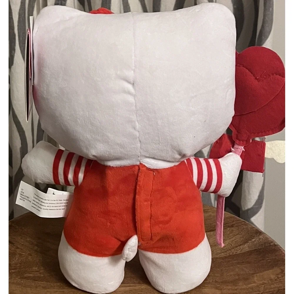 Hello‎ Kitty Valentine Plush Heart Wings Red Outfit Be Mine